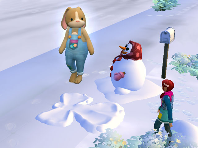 Sims 4: Любой взрослый персонаж может нарядиться цветочным кроликом.
