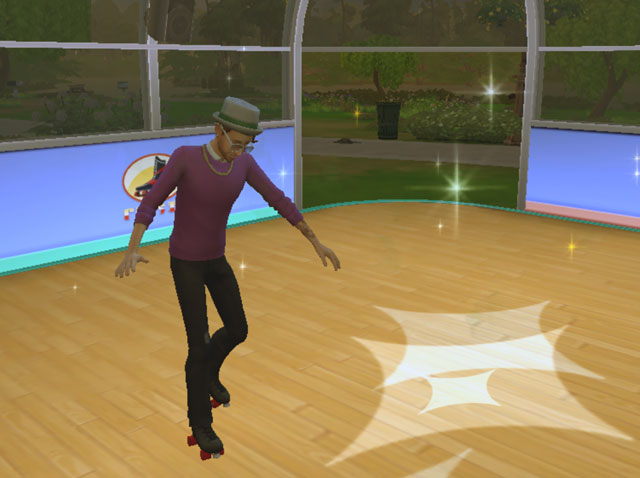 Sims 4: Разнообразные эффекты освещения создают на роллердромах и катках волшебную атмосферу.