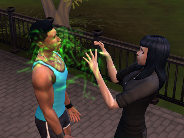 Sims 4: Вампиры часто вводят смертных в транс.