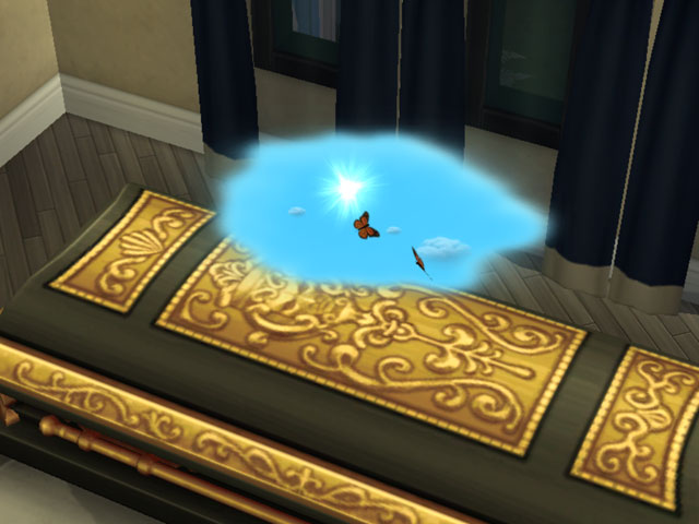 Sims 4: Даже в дорогущем гробу вампир может увидеть страшный кошмар про солнечный день.