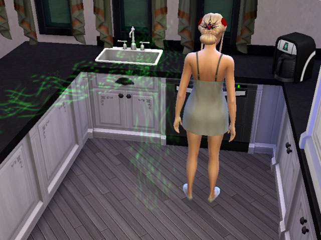 Sims 4: Благодаря коктейлю «Защита от вампиров» персонаж может избавиться от ментальных воздействий. Они просто «стекают» с него. 