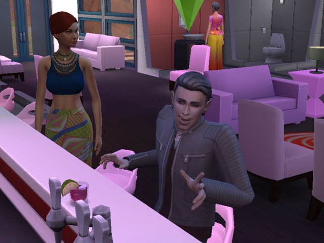 Sims 4: Некоторые вампиры внешне очень похожи на людей.