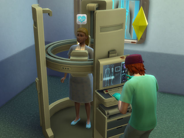 Sims 4: Рентгенограммы очень важны для постановки диагноза.