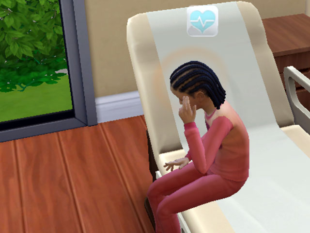 Sims 4: Пациенты с «раздутой головой» часто испытывают головные боли.