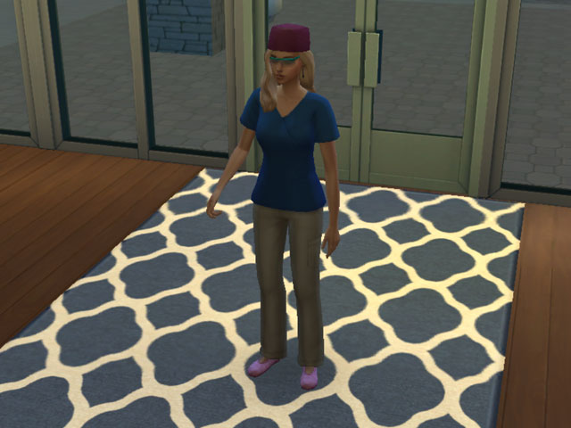 Sims 4: Женская униформа младшего медбрата.