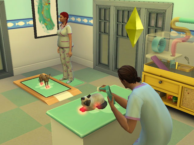 Sims 4: Больного питомца видно сразу.