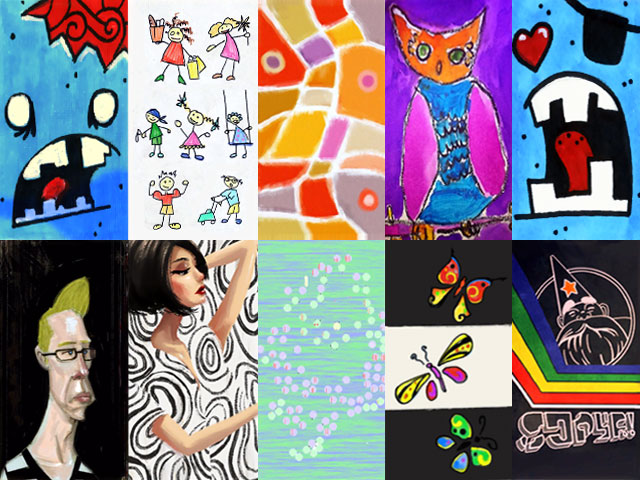 Sims 4: Примеры картин в жанре поп-арта большого размера.