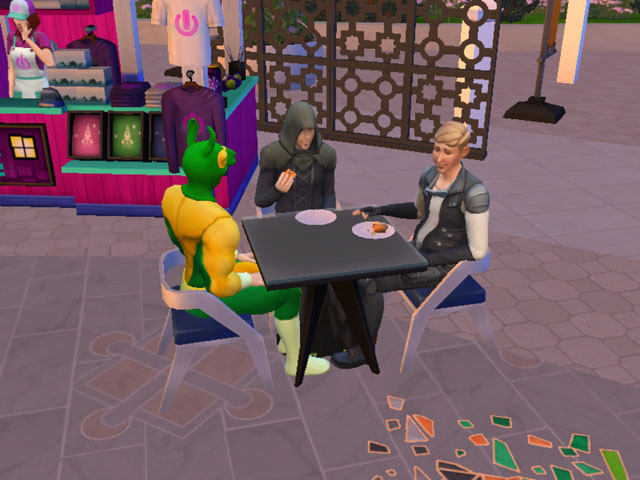 Sims 4: Местные ботаники обожают фастфуд.