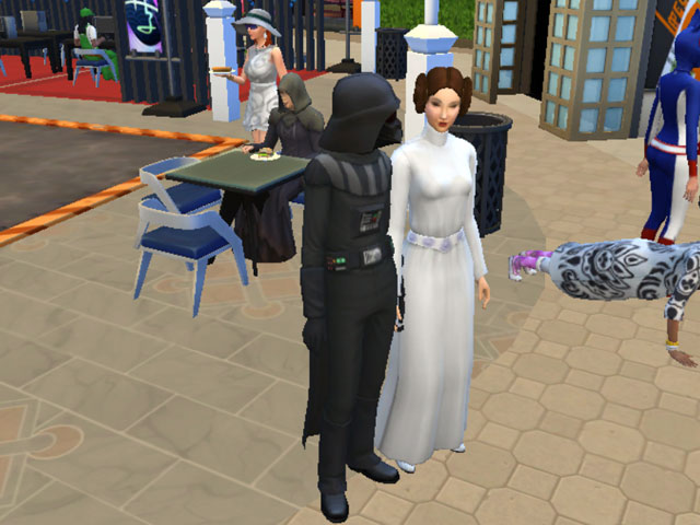 Sims 4: На «УмниКоне» кого только не встретишь.