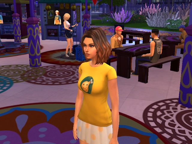 Sims 4: Сувенирная футболка с фестиваля специй.