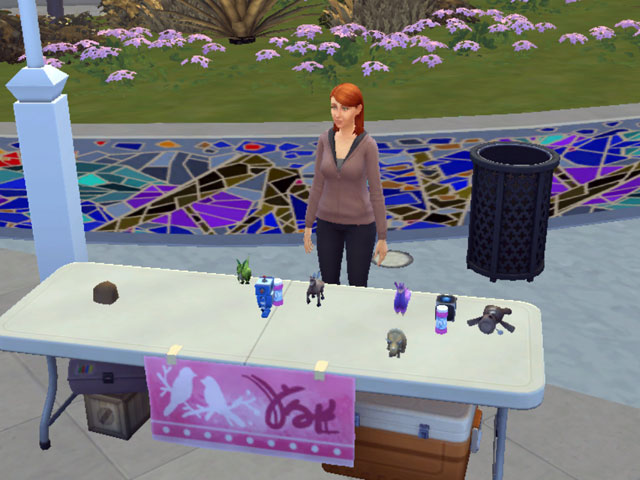 Sims 4: Некоторые торговцы только зря занимают прилавок.