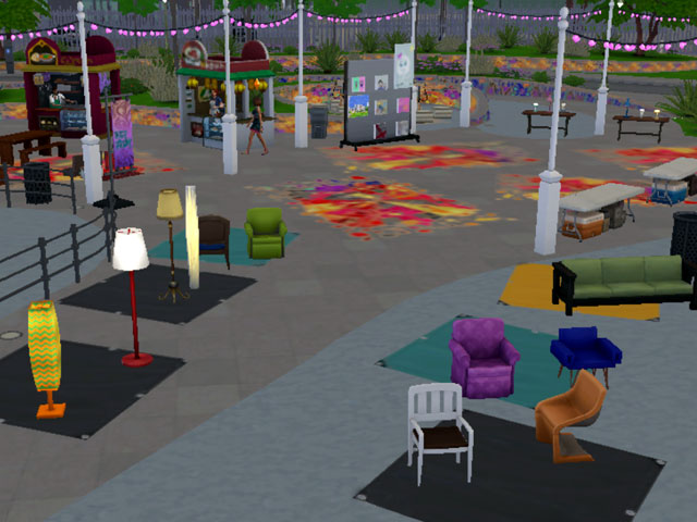 Sims 4: Некоторые предметы интерьера можно купить только на блошином рынке.