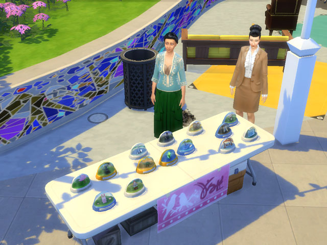 Sims 4: Торговец снежными шарами.