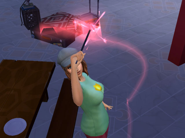 Sims 4: Пиротехника с фестиваля романтики имеет розовый цвет.