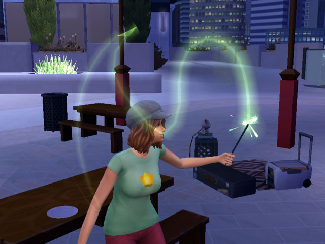 Sims 4: Пиротехника с фестиваля специй имеет зеленый цвет.