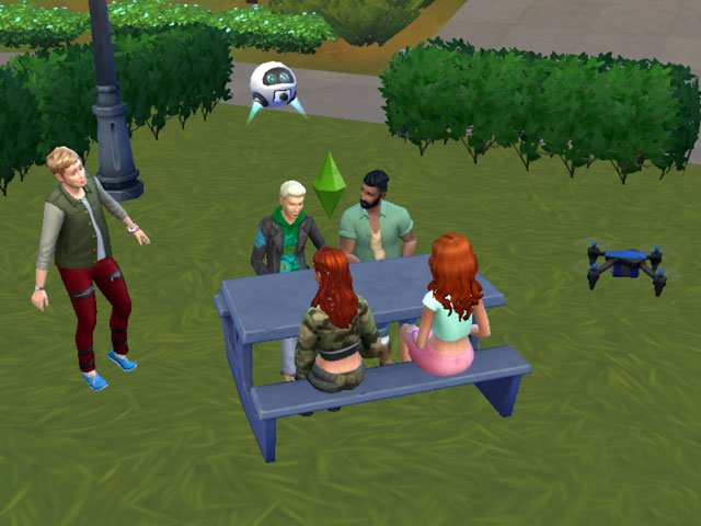 Sims 4: Каждой знаменитости (даже будущей) нужен личный дрон.
