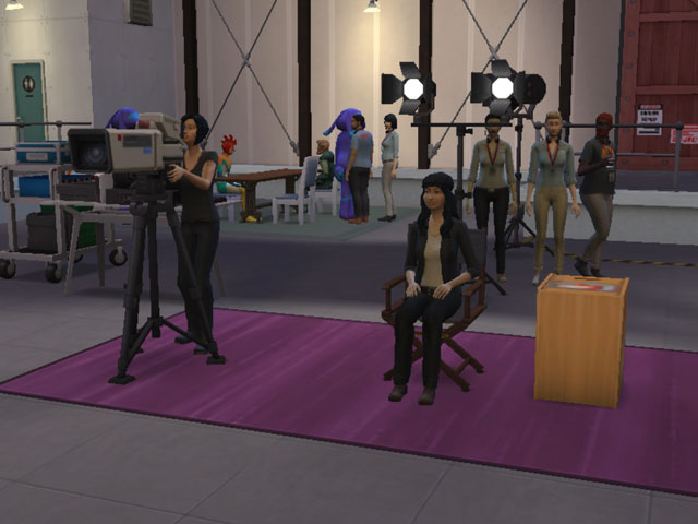 Sims 4: Режиссер и съемочная группа.