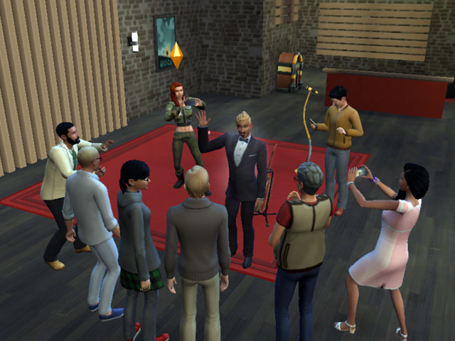Sims 4: Настоящие знаменитости привлекают очень много внимания.