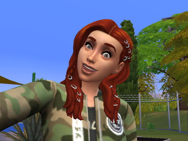Sims 4: Пожалуй, это самая интересная женская прическа во всем каталоге.