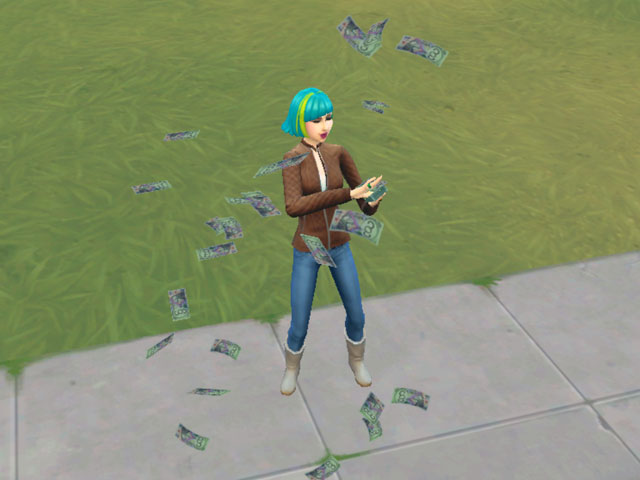 Sims 4: А вот так выглядят симолеоны в бумажном виде.