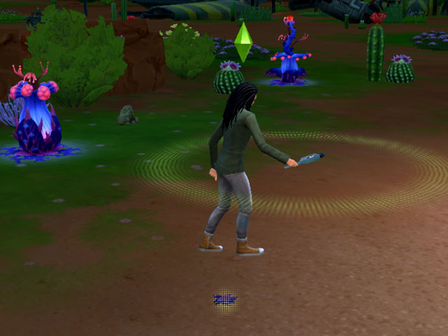 Sims 4: Для завершения расследования персонажу понадобится очень много пыльцы. 