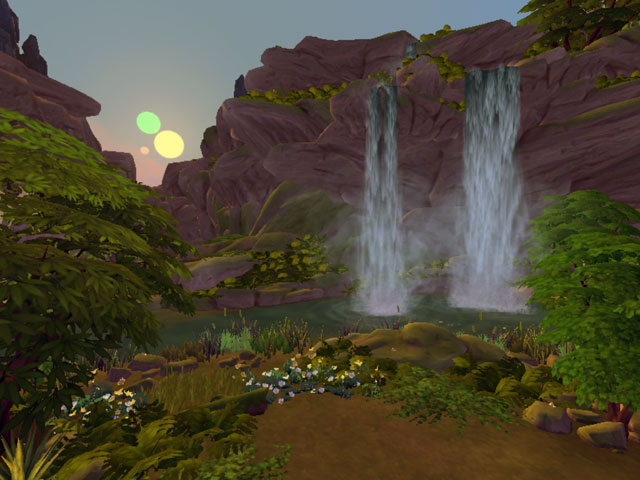 Sims 4: Природа Батуу почти не отличается от земной. 