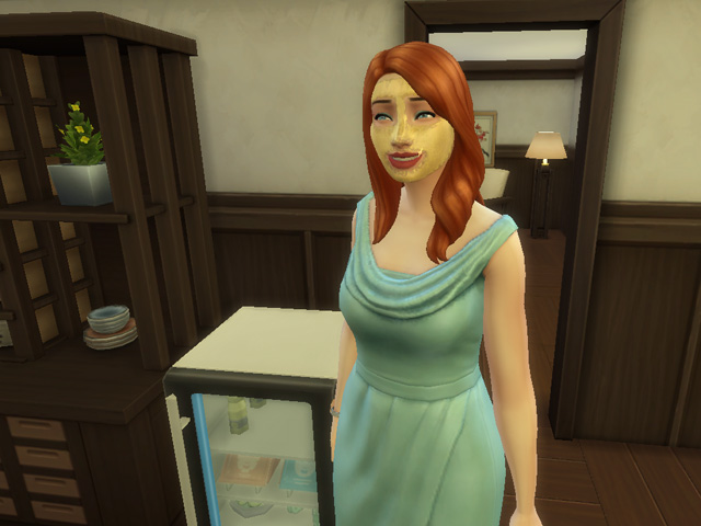 Sims 4: Маску для лица можно купить в специальном холодильнике.