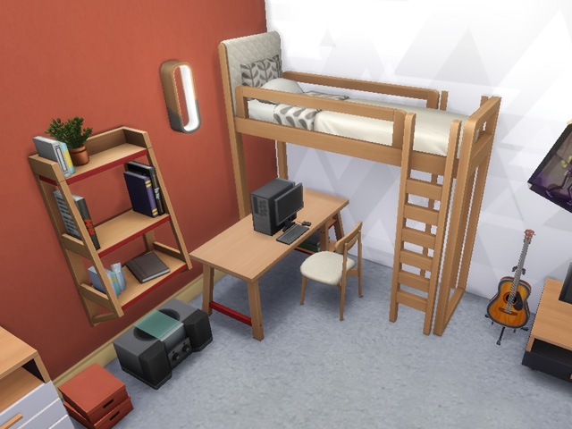 Sims 4: Благодаря модульности можно собирать оригинальные интерьеры. 