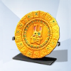 Sims 4: Золотая тарелка-календарь Цельтикли с изумрудом