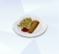 Sims 4: Рыба с жареным картофелем