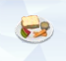 Sims 4: Бутерброд с овощами и хумусом