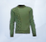 Зеленый мужской свитер