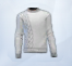 Белый мужской свитер