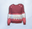 Малиново-красный детский свитер