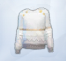 Бело-серый детский свитер